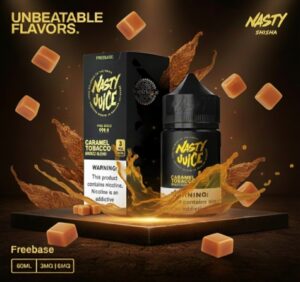NASTY 60ml Freebase 3mg Best Buy At Online Shop In UAE CARAMEL TOBACCO